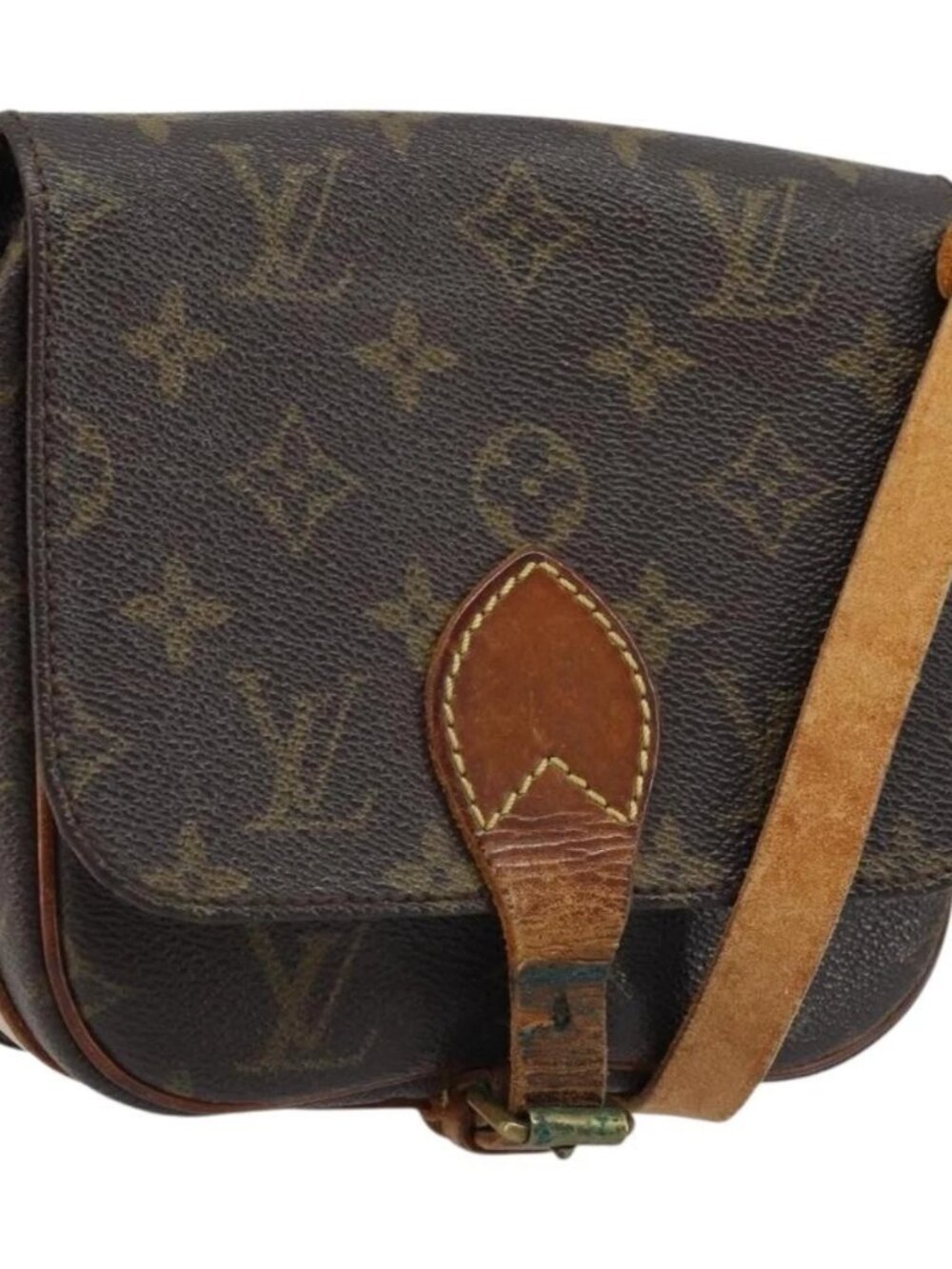 LOUIS VUITTON Monogram Cartouchiere PM Shoulder Bag M51254 LV Auth 172864 - Picture 2 of 16